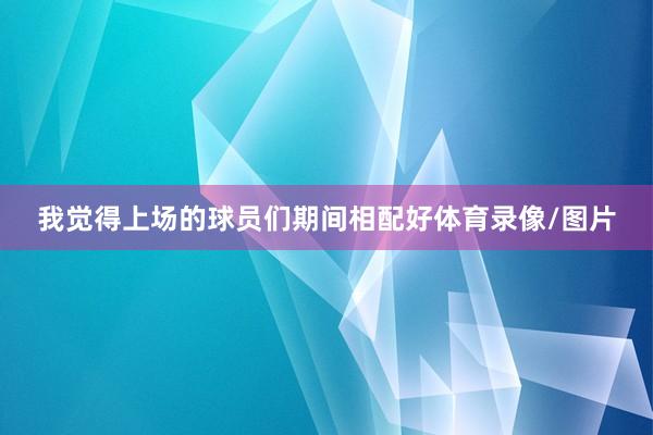 我觉得上场的球员们期间相配好体育录像/图片