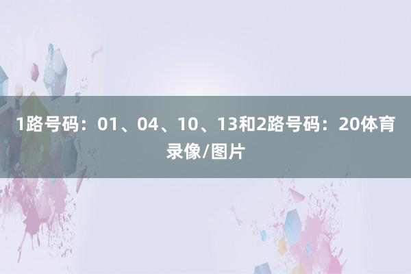 1路号码：01、04、10、13和2路号码：20体育录像/图片